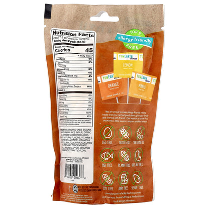 YumEarth, Ultimate, Organic Anti-Oxidant Lollipops, Mango, Orange,  Lemon, 15 Lollipops, 3.3 oz (93 g)