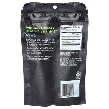 Frontier Co-op, Organic Red Raspberry Leaf, 1.48 oz (42 g)