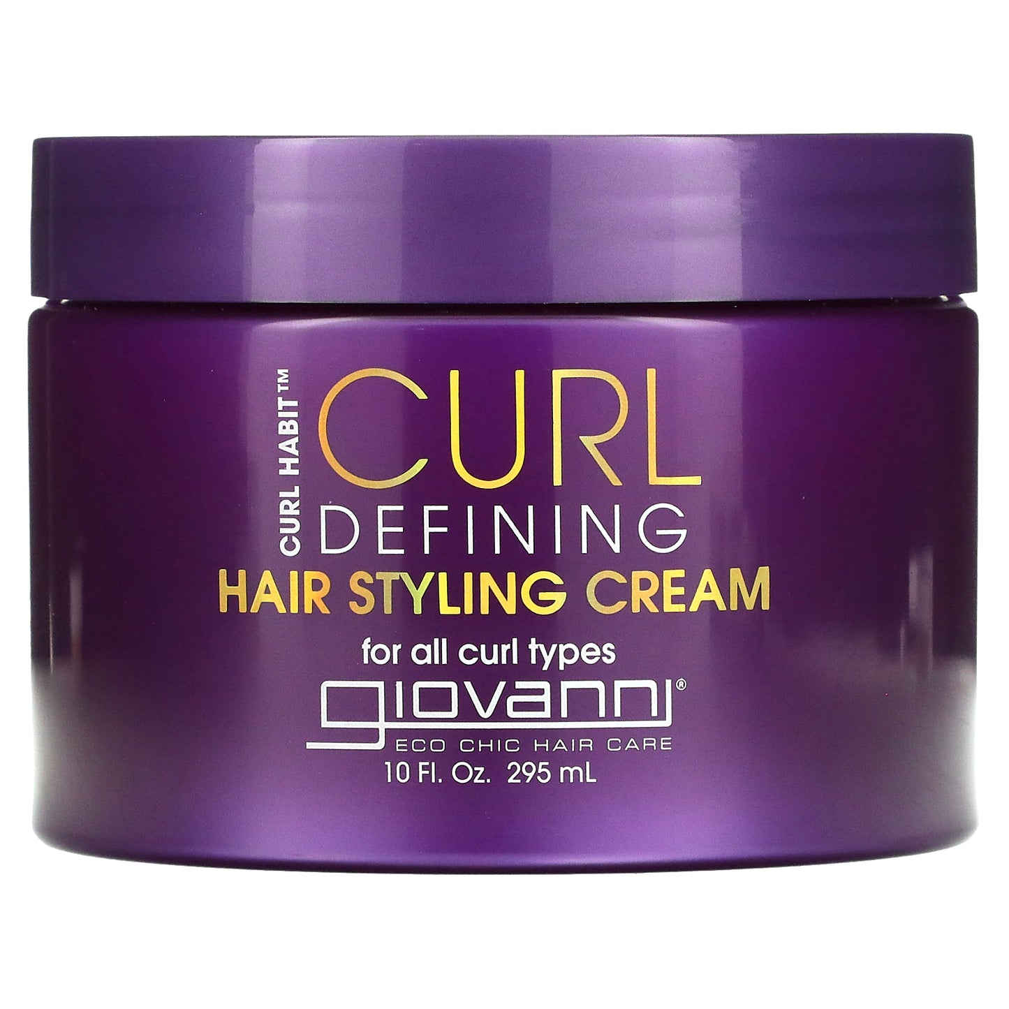 Giovanni, Curl Habit, Curl Defining Hair Styling Cream, For All Curl Types, 10 fl oz (295 ml)