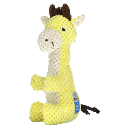 Spunky Pup, Clean Earth Plush, Giraffe, 1 Toy