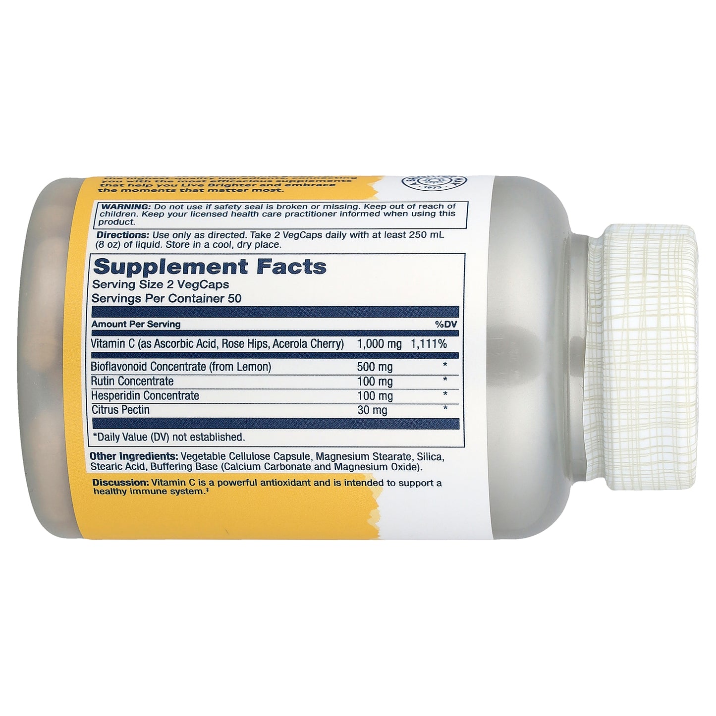 Solaray, Timed Release Super Bio Vitamin C, 100 VegCaps