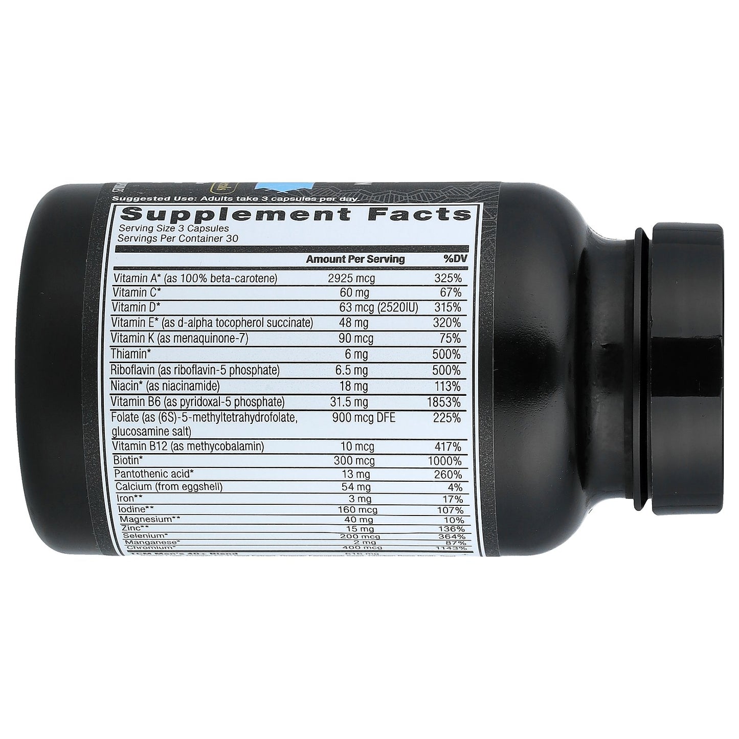 Ancient Nutrition, Men's 40+ Multi, 90 Capsules