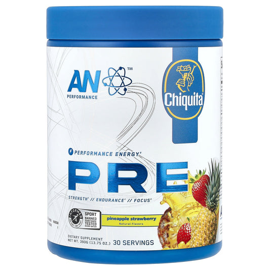 AN Supps, Pre-Workout, Pineapple Strawberry, 13.75 oz (390 g)