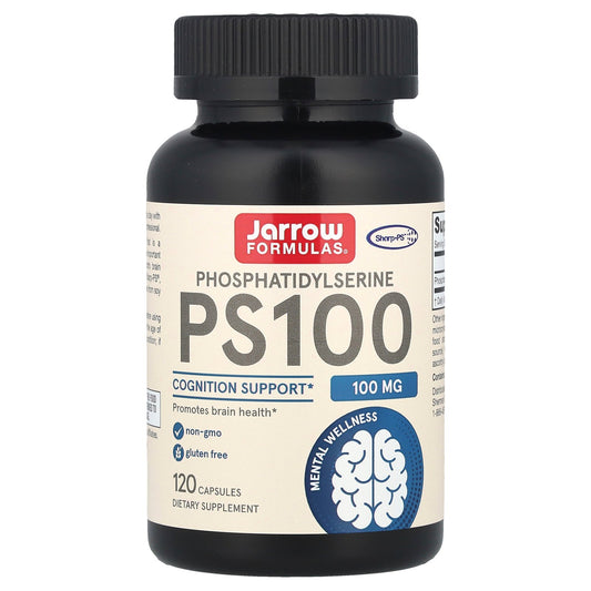 Jarrow Formulas, PS100, Phosphatidylserine, 100 mg, 120  Capsules