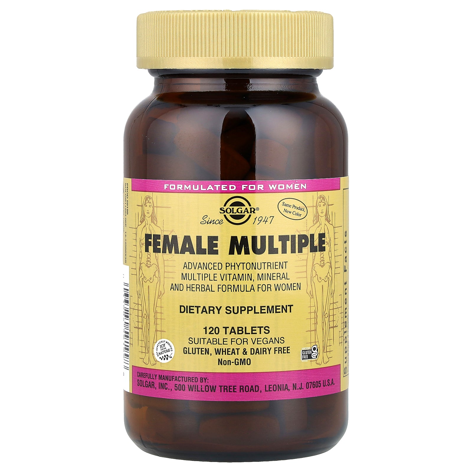 Solgar, Female Multiple, 120 Tablets