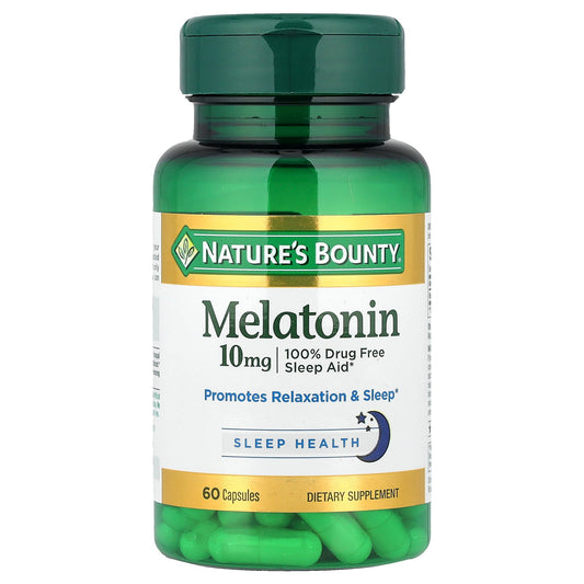 Nature's Bounty, Melatonin, 10 mg, 60 Capsules