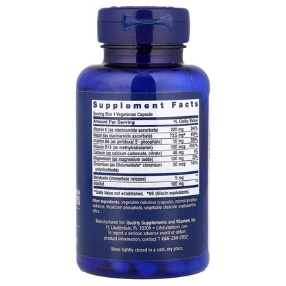 Life Extension, Quiet Sleep Melatonin, 60 Vegetarian Capsules