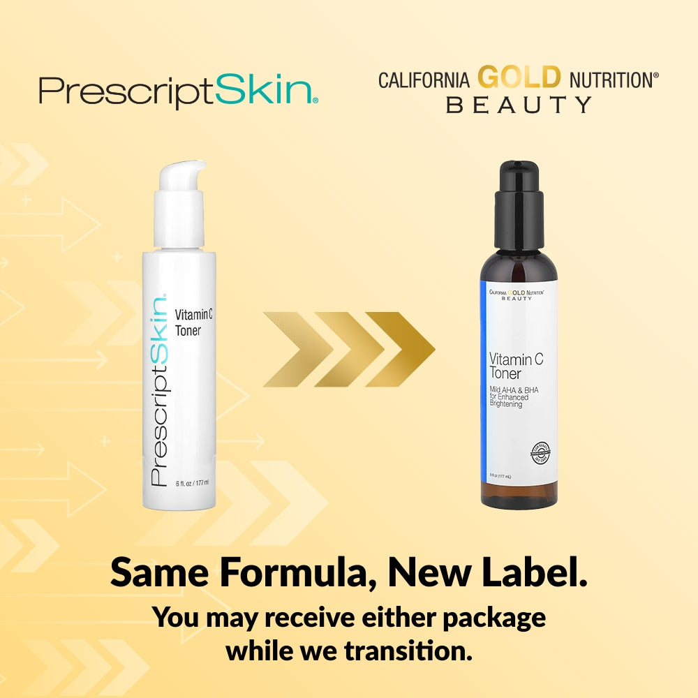 California Gold Nutrition, Vitamin C Toner, Enhanced Brightening Toner, 6 fl oz (177 ml)