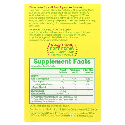 Culturelle, Kids, Purely Probiotics®,  1+ Years, 50 Single Serve Packets, 0.05 oz (1.5 g) Each