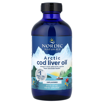 Nordic Naturals, Arctic Cod Liver Oil™, Unflavored, 8 fl oz (237 ml)