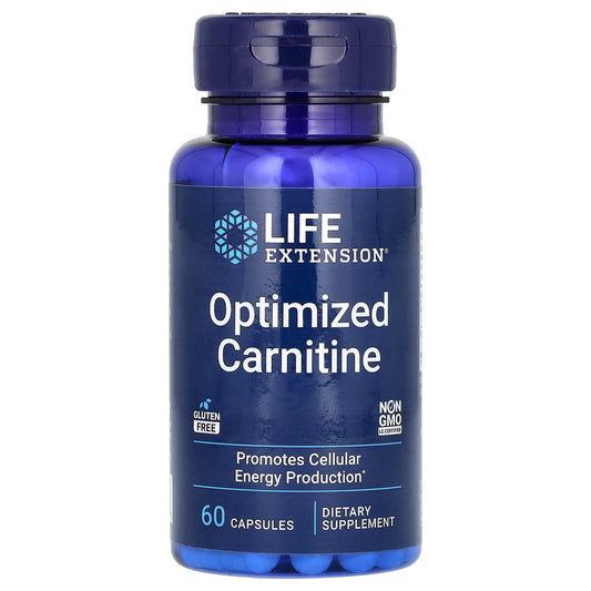 Life Extension, Optimized Carnitine, 60 Capsules