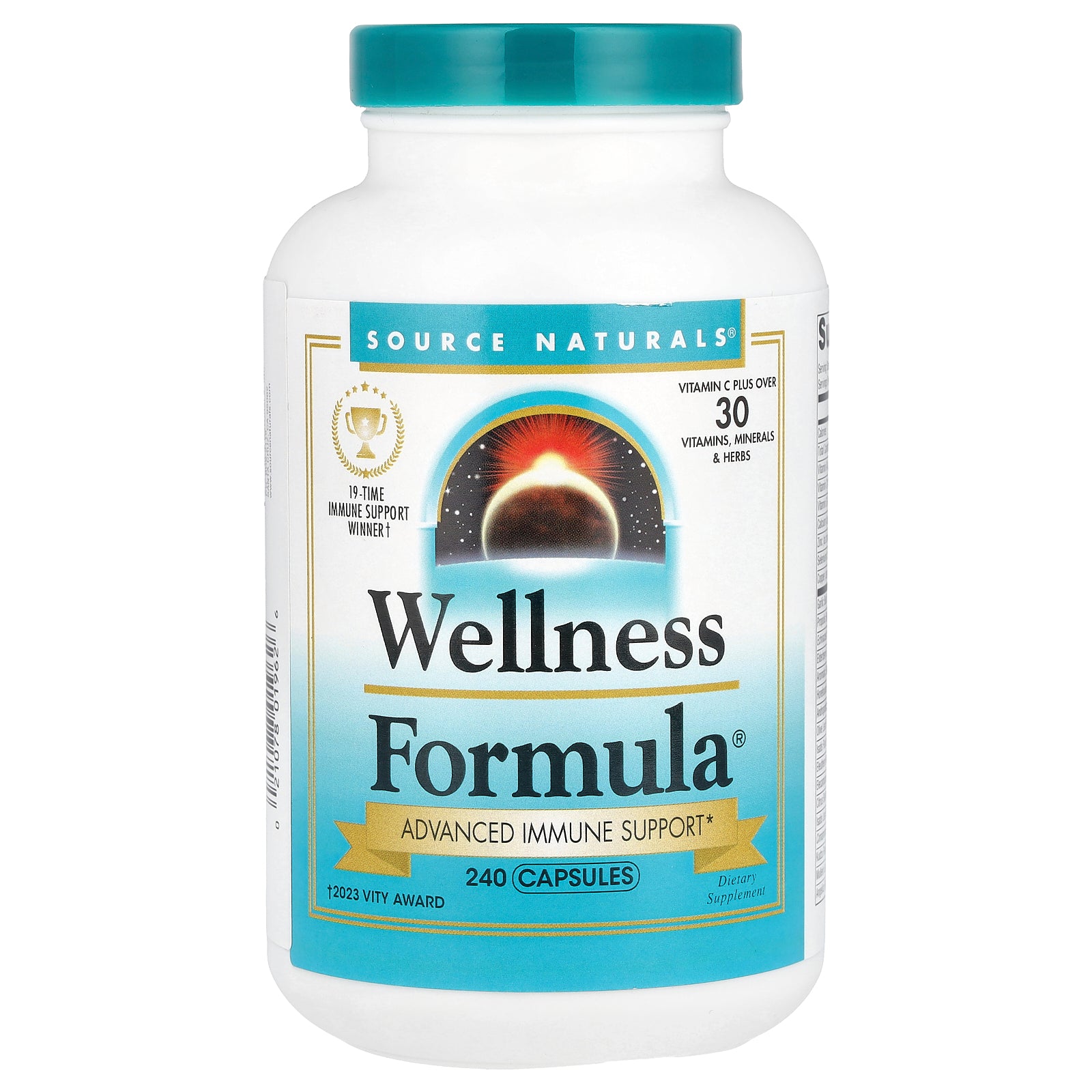 Source Naturals, Wellness Formula, Advanced Immune Support, 240 Capsules