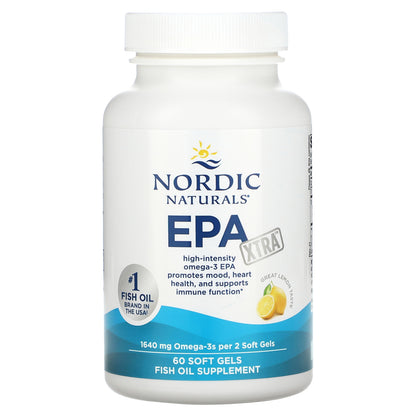 Nordic Naturals, EPA Xtra, Great Lemon, 60 Soft Gels