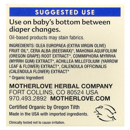 Motherlove, Baby, Diaper Balm, 1 fl oz (29.5 ml)