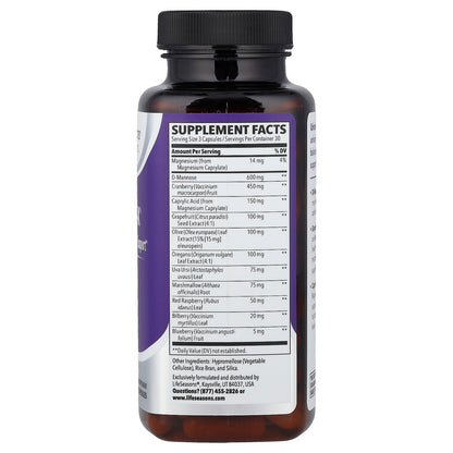 LifeSeasons, Urinari-X®, Urinary & Yeast Support, 90 Veg Capsules