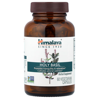 Himalaya, Holy Basil, 60 Vegetarian Capsules