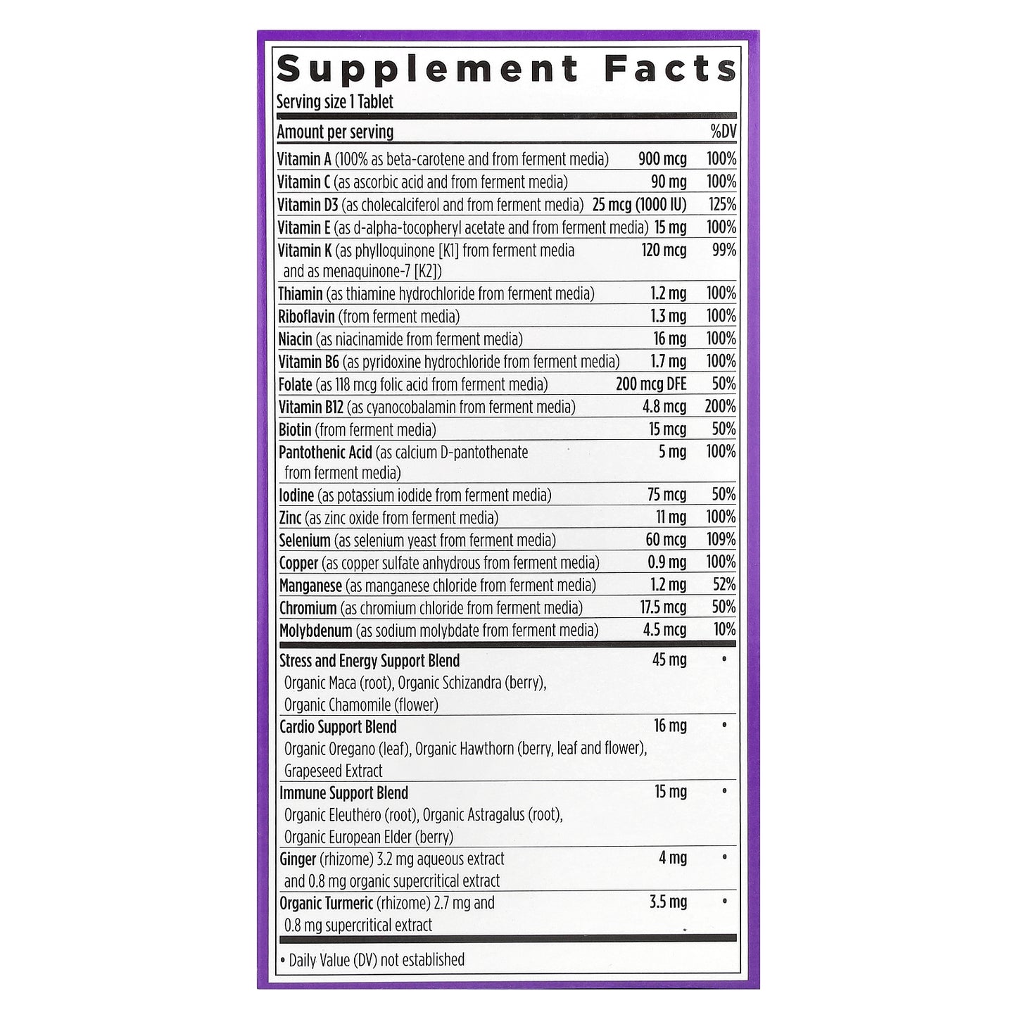 New Chapter, One Daily  Every Man's Multivitamin, 72 Vegetarian Tablets