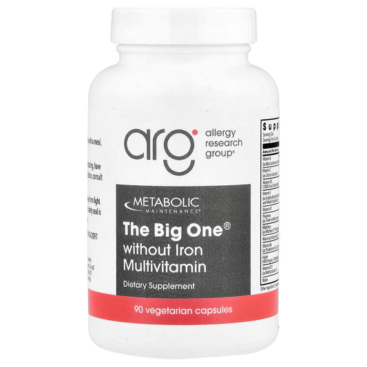Metabolic Maintenance, The Big One® without Iron Multivitamin, 90 Vegetarian Capsules