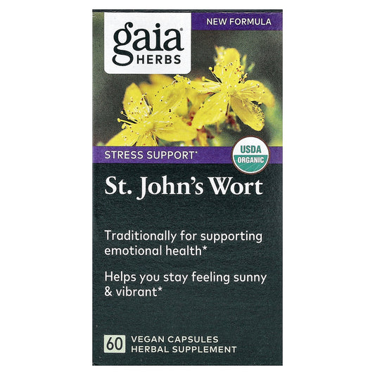 Gaia Herbs, St. John's Wort, 60 Vegan Capsules