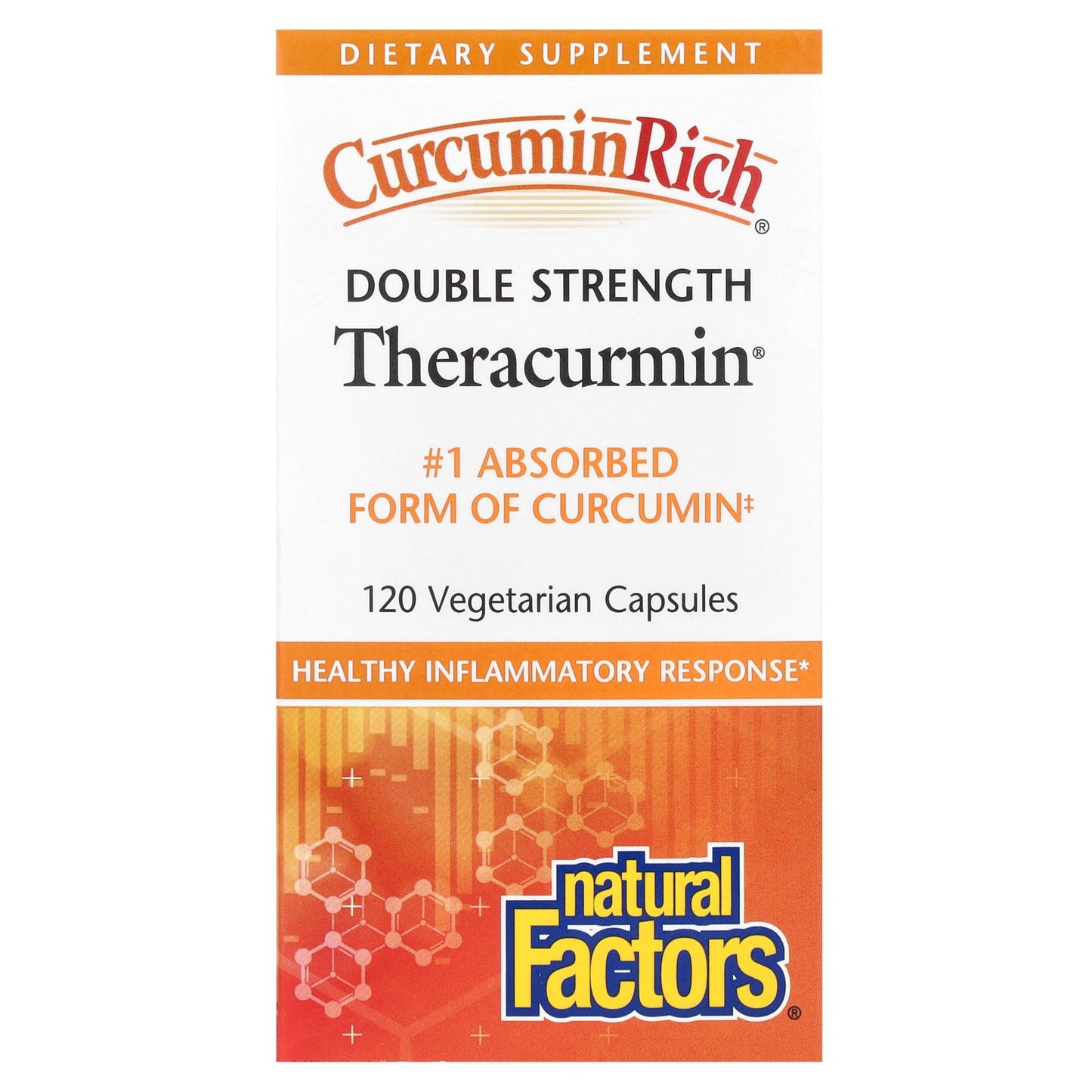 Natural Factors, CurcuminRich®, Theracurmin®, 60 mg, 120 Vegetarian Capsules