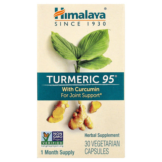Himalaya, Turmeric 95® with Curcumin, 30 Vegetarian Capsules
