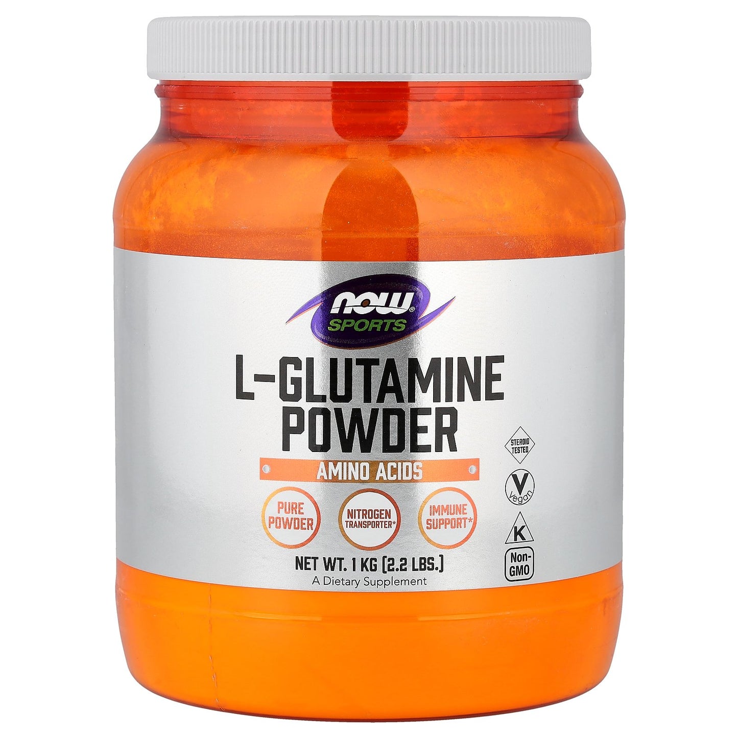 NOW Foods, Sports, L-Glutamine Powder, 2.2 lbs (1 kg)