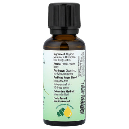 NOW Foods, Organic Essential Oils, Tea Tree, 1 fl oz (30 ml)