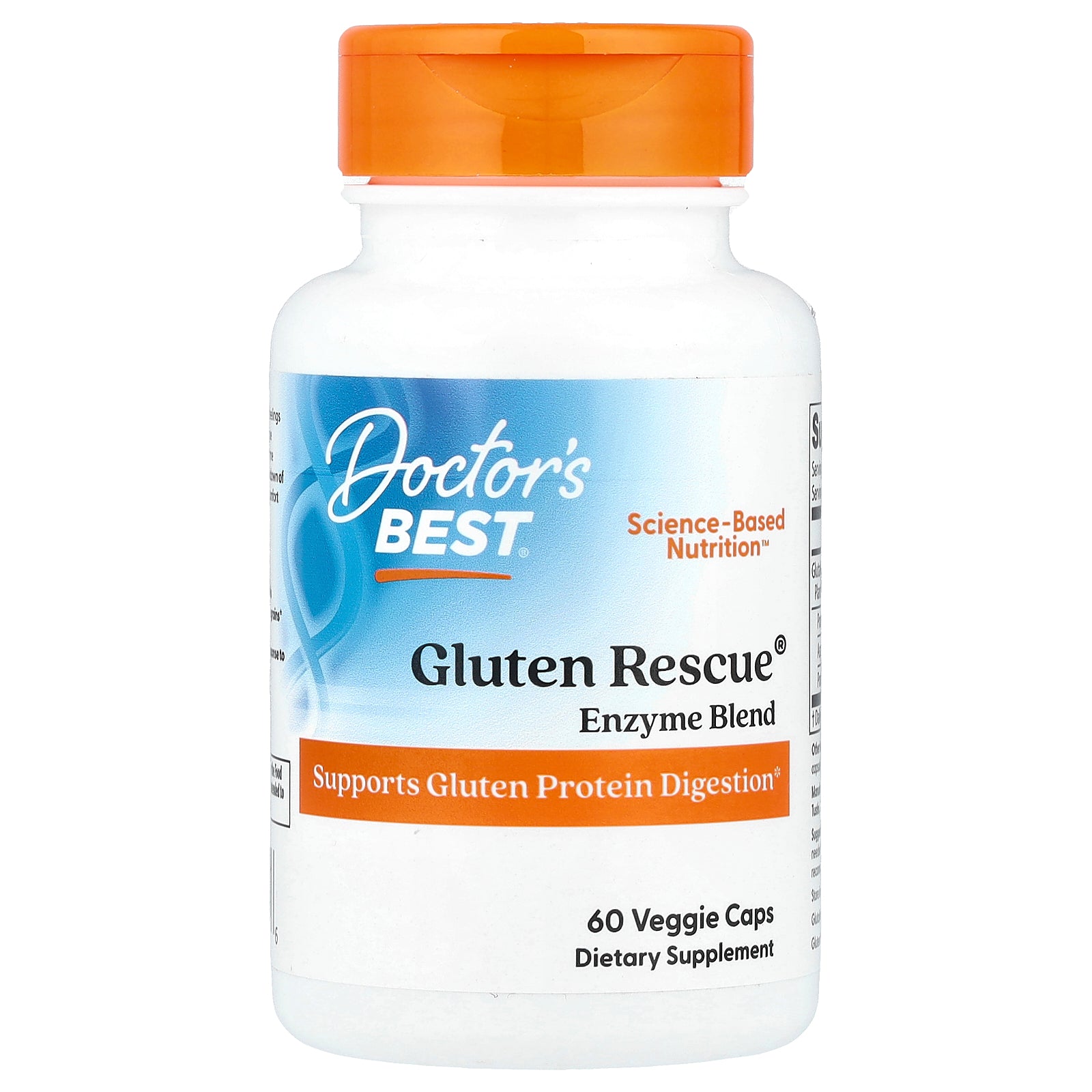 Doctor's Best, Gluten Rescue® Enzyme Blend , 60 Veggie Caps