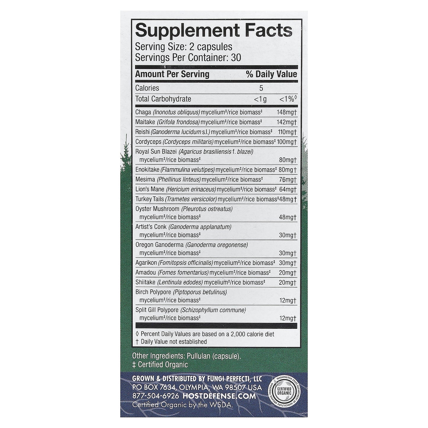 Host Defense, Mushrooms™, MyCommunity®, 60 Capsules