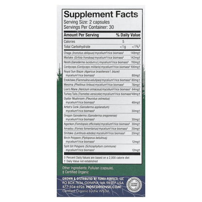 Host Defense, Mushrooms™, MyCommunity®, 60 Capsules