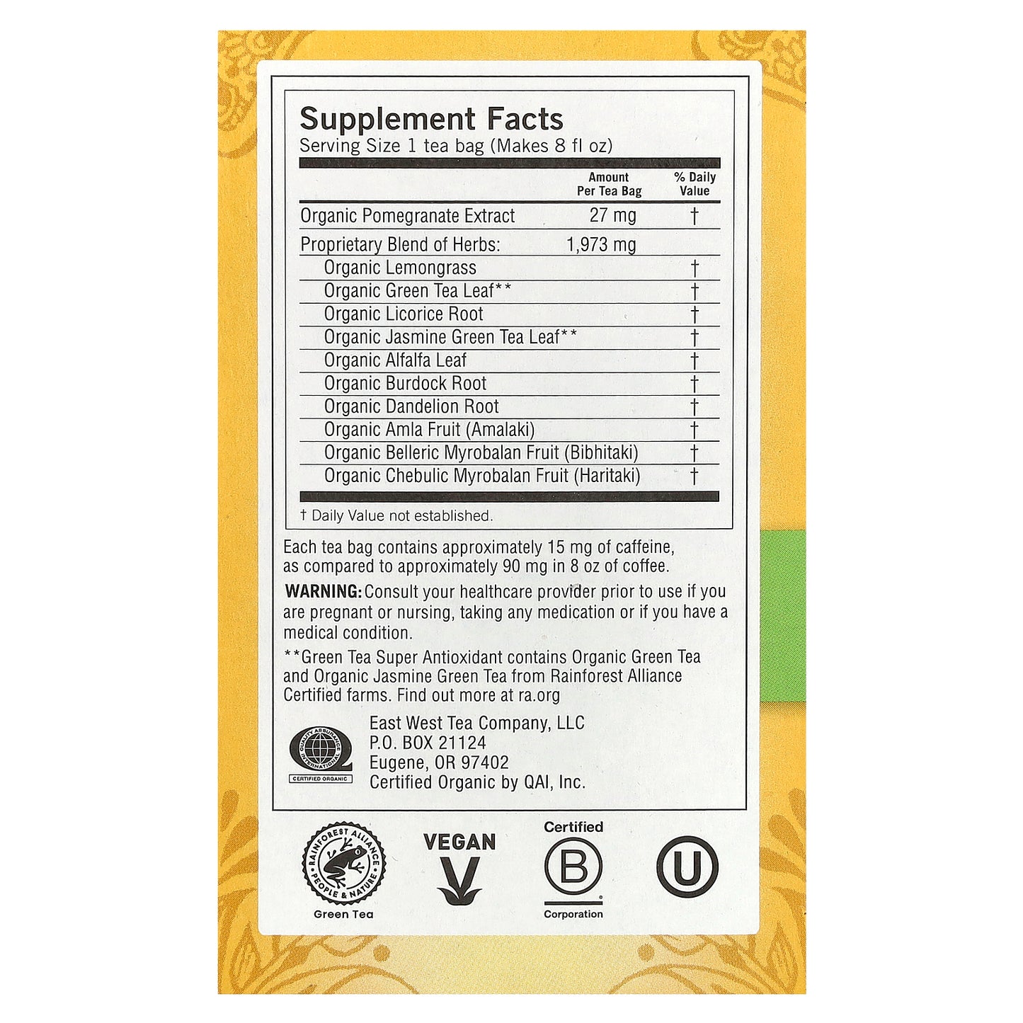 Yogi Tea, Green Tea Super Antioxidant, 16 Tea Bags, 1.12 oz (32 g)