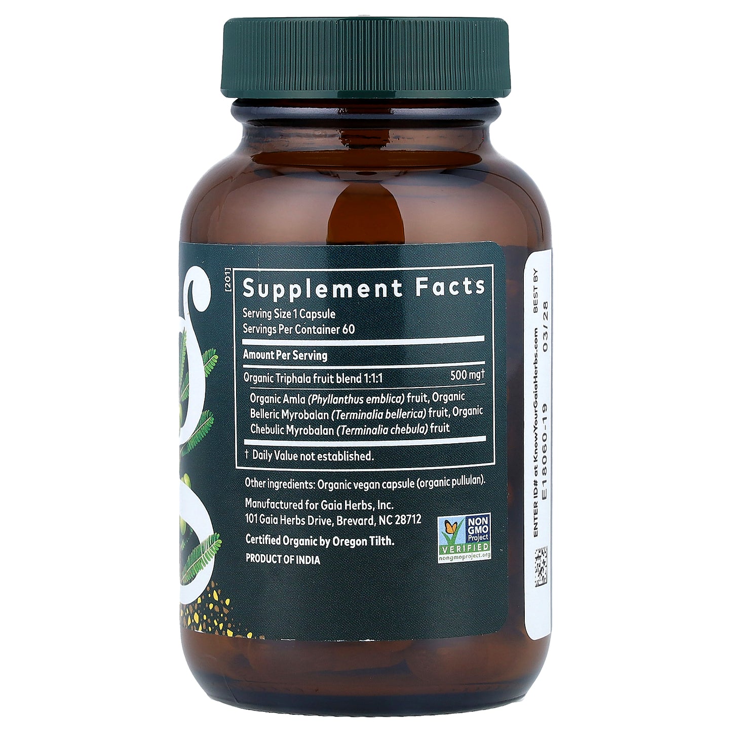 Gaia Herbs, Triphala Fruit, 60 Vegan Capsules