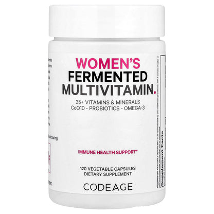 Codeage, Women's Fermented Multivitamin, 120 Vegetable Capsules