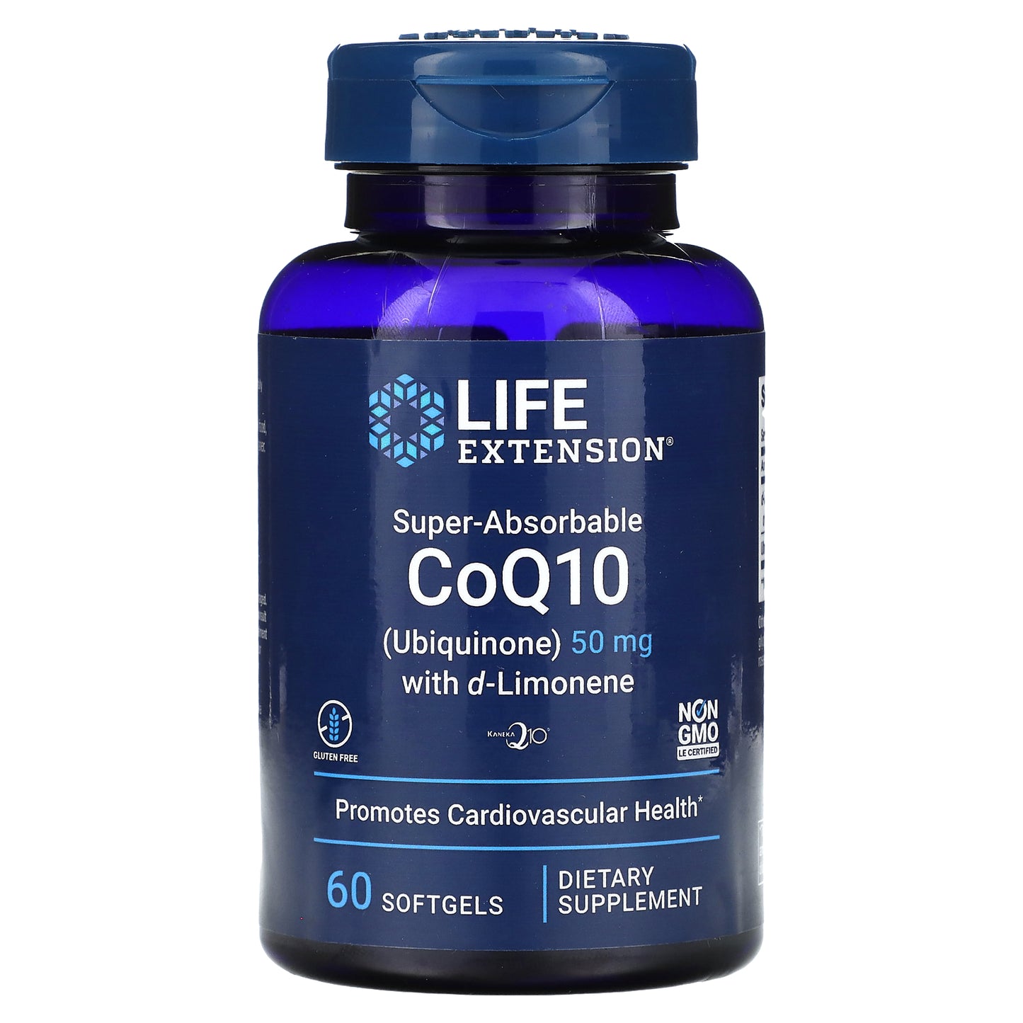 Life Extension, Super-Absorbable CoQ10 with d-Limonene, 50 mg, 60 Softgels