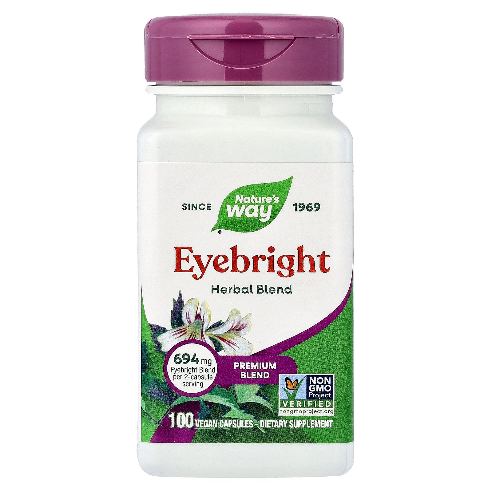 Nature's Way, Eyebright, Herbal Blend, 100 Vegan Capsules