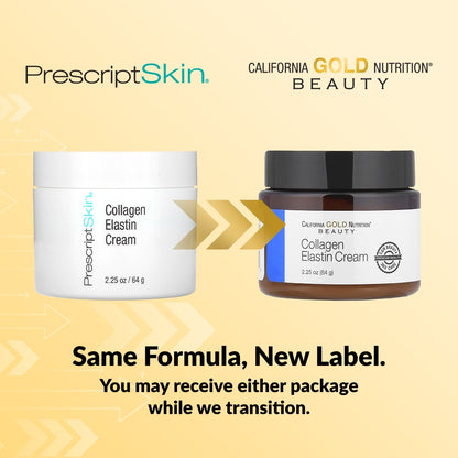 California Gold Nutrition, Collagen Elastin Cream, 2.25 oz (64 g)