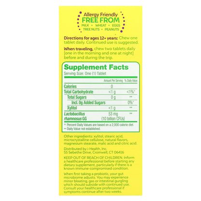 Culturelle, Digestive Daily Probiotic Chewables, Fresh Orange, 24 Once Daily Tablets (53 mg Per Tablet)