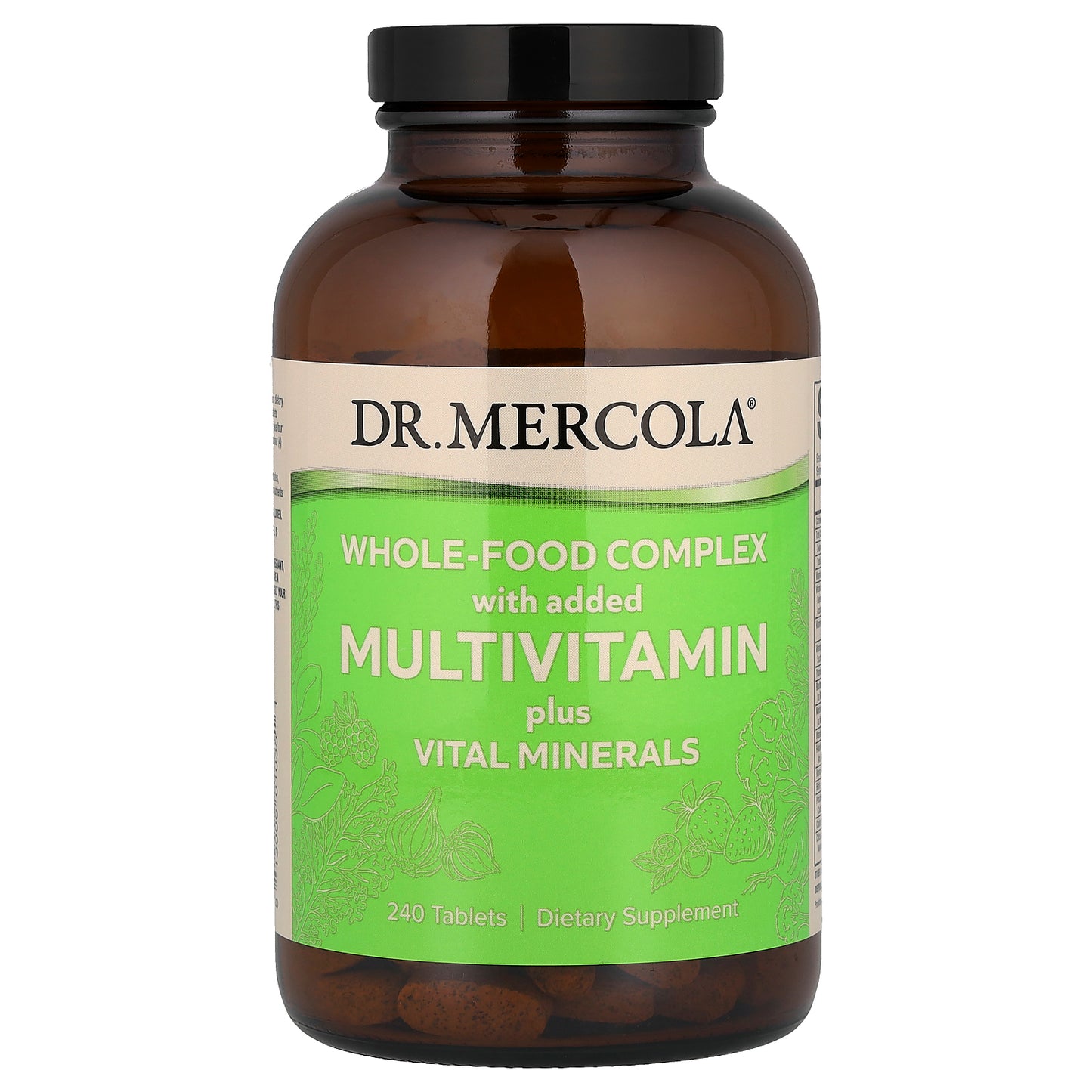 Dr. Mercola, Whole-Food Complex With Added Multivitamin Plus Vital Minerals, 240 Tablets