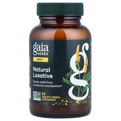 Gaia Herbs, Natural Laxative, 90 Tablets
