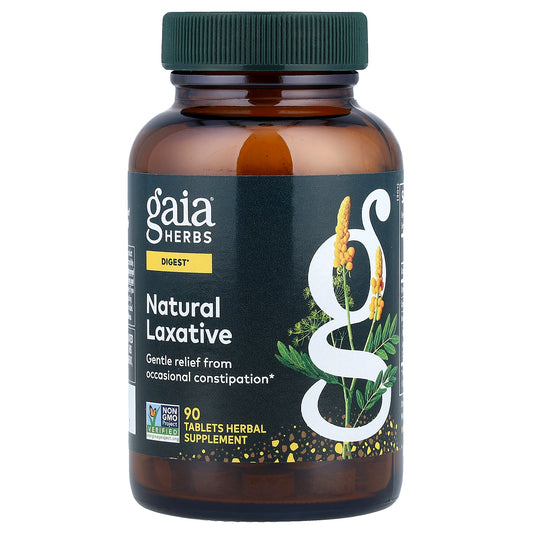 Gaia Herbs, Natural Laxative, 90 Tablets