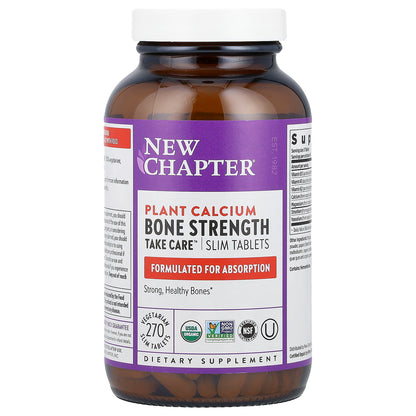 New Chapter, Plant Calcium, Bone Strength Take Care™, 270 Vegetarian Slim Tablets