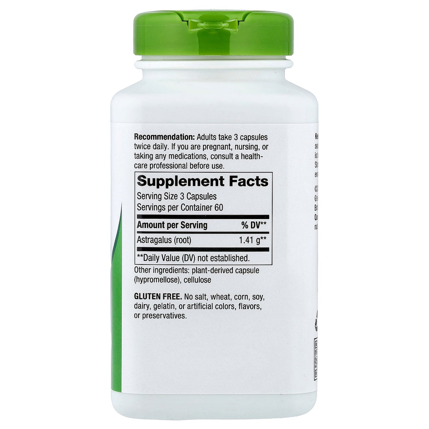 Nature's Way, Astragalus Root, 180 Vegan Capsules (470 mg per Capsule)