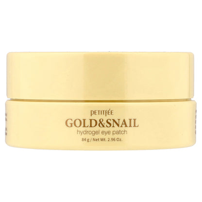Petitfee, Gold & Snail Hydrogel Eye Patch, 60 Patches