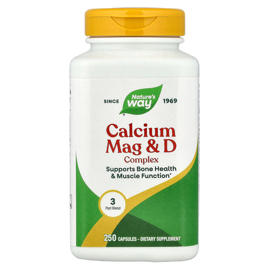 Nature's Way, Calcium, Mag & D Complex, 250 Capsules