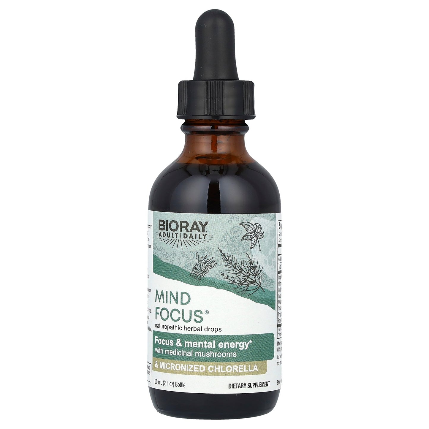 Bioray, Mind Focus®, Alcohol Free, 2 fl oz (60 ml)