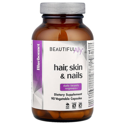 Bluebonnet Nutrition, Beautiful Ally®, Hair, Skin & Nails, 90 Vegetable Capsules