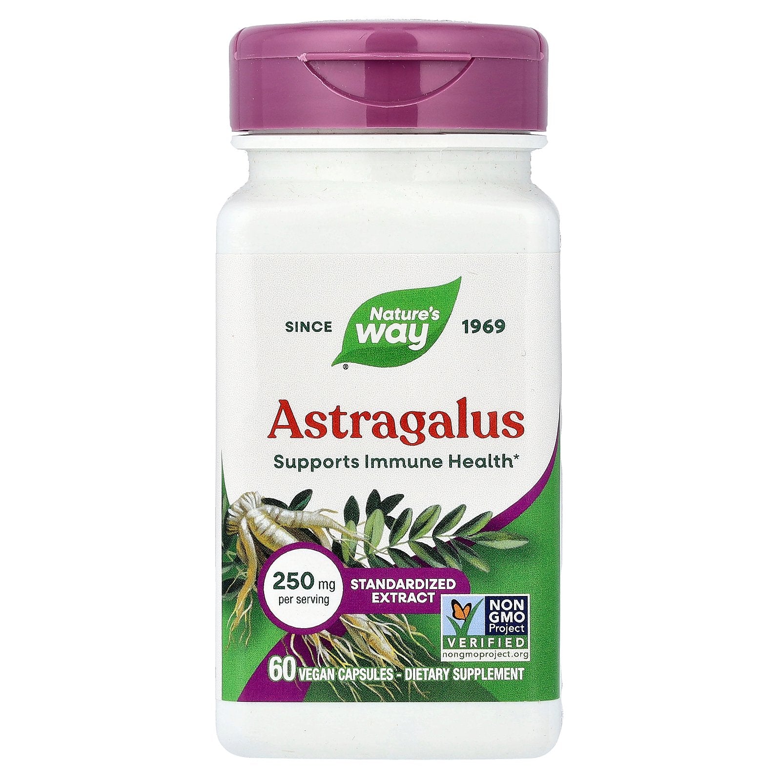 Nature's Way, Astragalus, 60 Vegan Capsules
