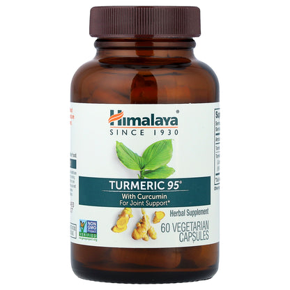 Himalaya, Turmeric 95® with Curcumin, 60 Vegetarian Capsules