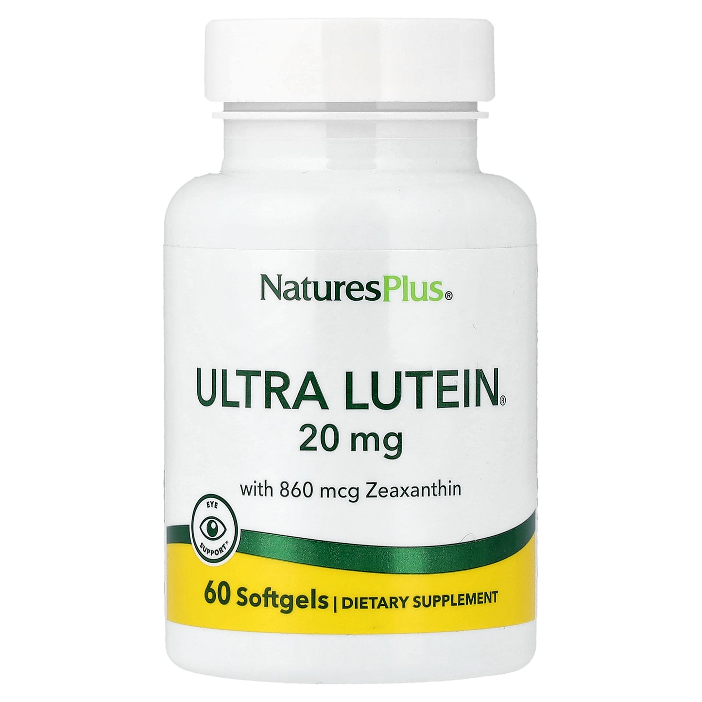 NaturesPlus, Ultra Lutein® , 20 mg, 60 Softgels