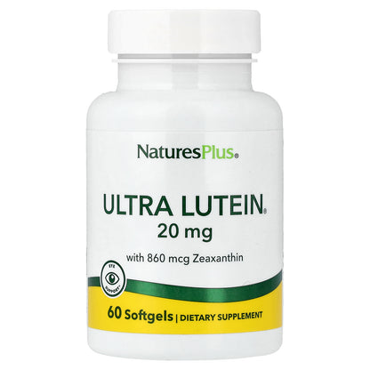 NaturesPlus, Ultra Lutein® , 20 mg, 60 Softgels